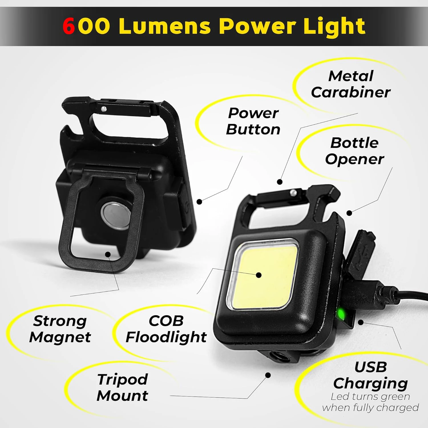 Portable Keychain Light Mini M - مراجعة Outdoor Camping Lantern وسعره