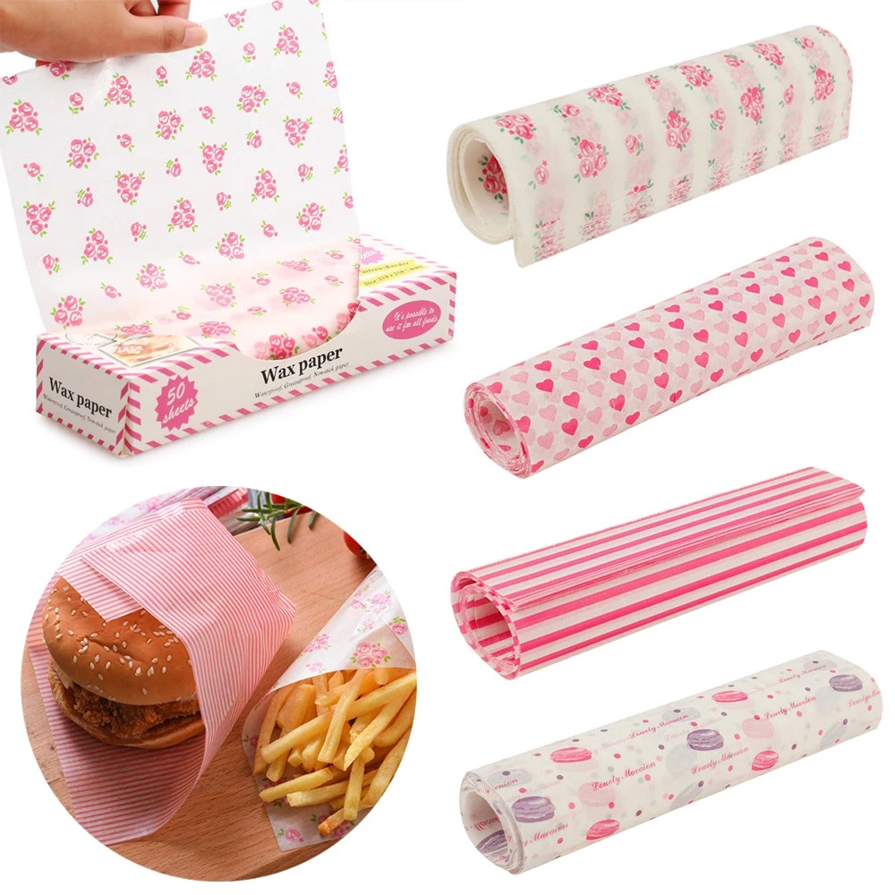 50pcs Food Grade Wax Paper Cam - مراجعة Outdoor Camping Food وسعره