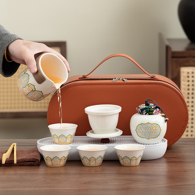 Ceramic Art Tea Set Travel Tea - مراجعة Outdoor Camping Set وسعره