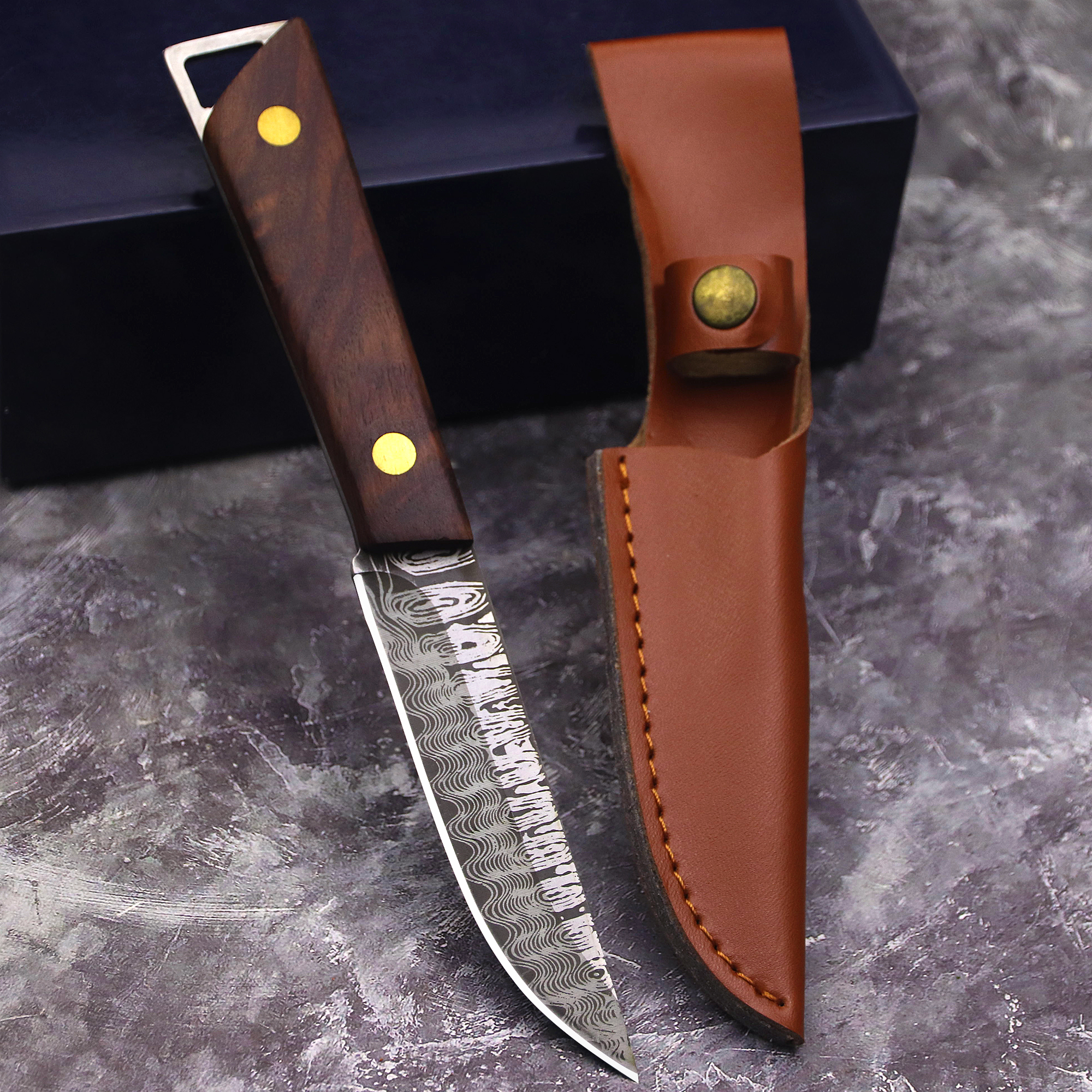 WPKOPYA USA 420C steel (Damasc - مراجعة Outdoor Camping Usa وسعره