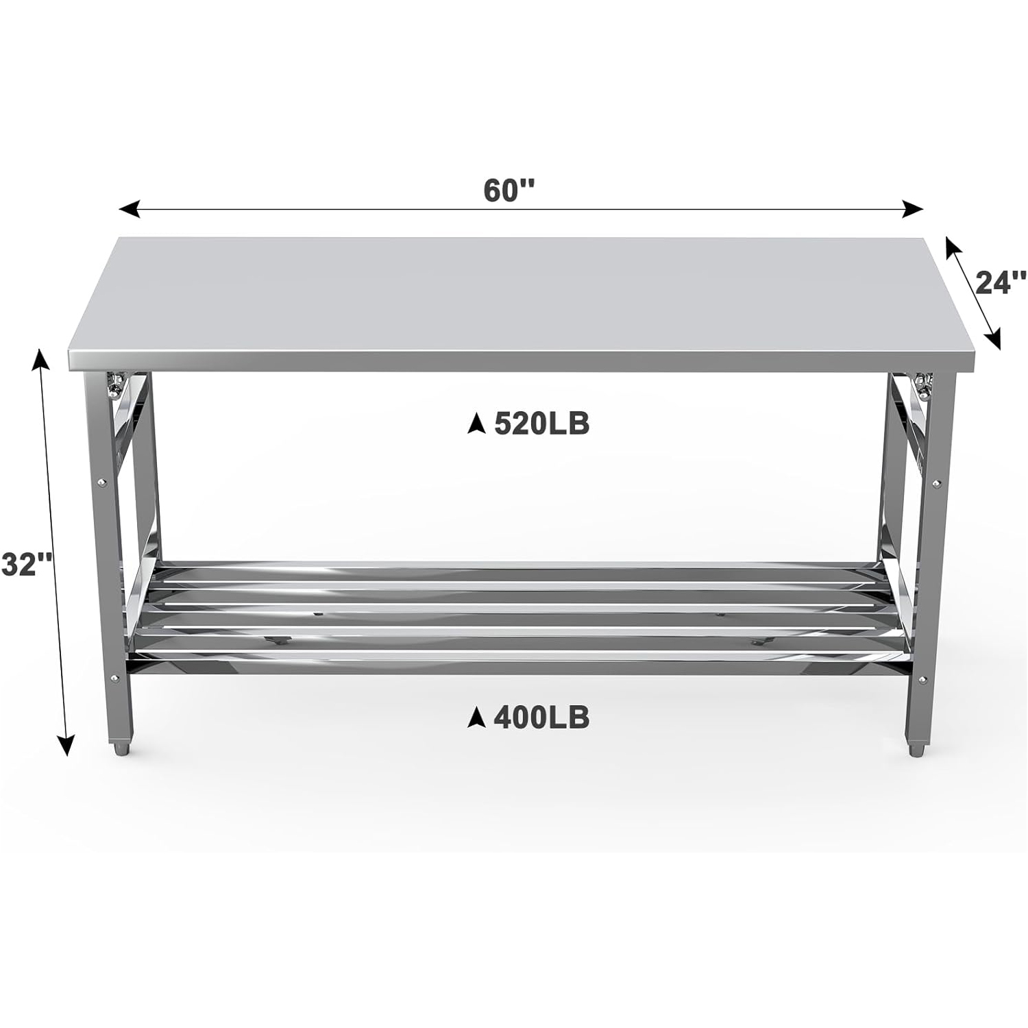 Commercial Stainless Steel Wor - مراجعة Outdoor Camping Table Foldable وسعره