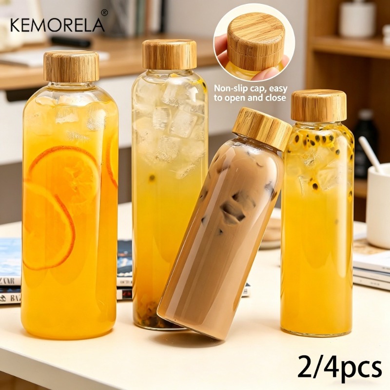2/4PCS Glass Sports Water Bott - مراجعة Outdoor Camping Activities For Adults وسعره