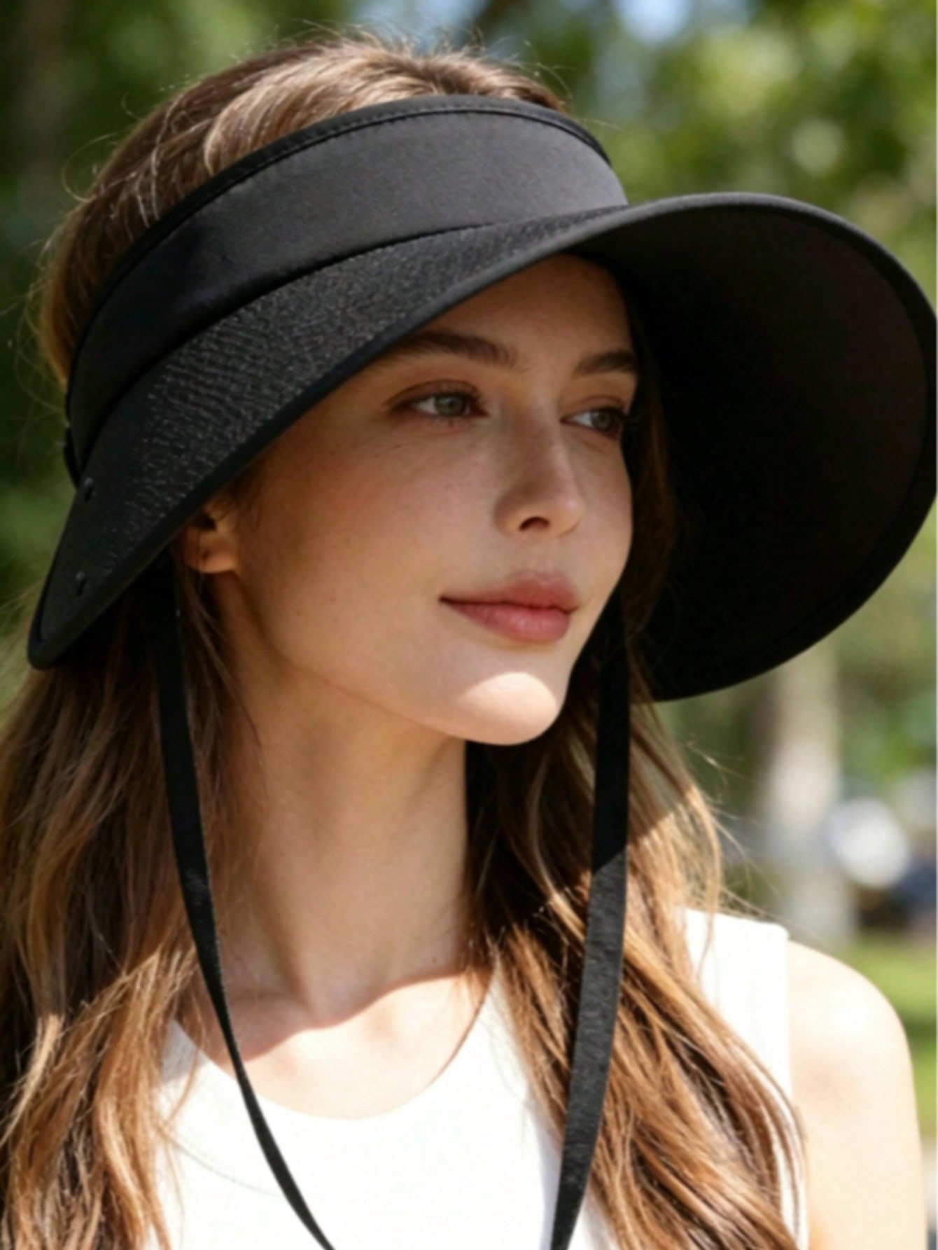 1pc Adjustable Brimmed Sun Hat - مراجعة Outdoor Camping Activities For Adults وسعره