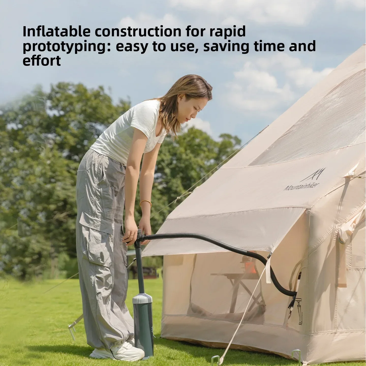 MOUNTAINHIKER 6.3㎡ Extra Large - مراجعة Outdoor Camping Inflatable Tent وسعره