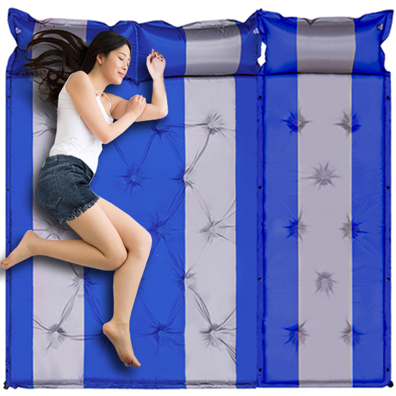 Auto Inflatable Sleeping Pad M - مراجعة Outdoor Camping Inflatable Tent وسعره