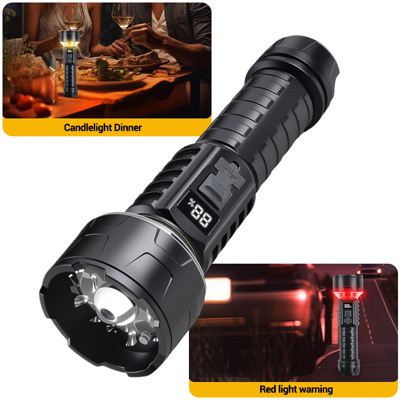 COB LED Flashlight Rechargeabl - مراجعة Outdoor Camping Lantern وسعره