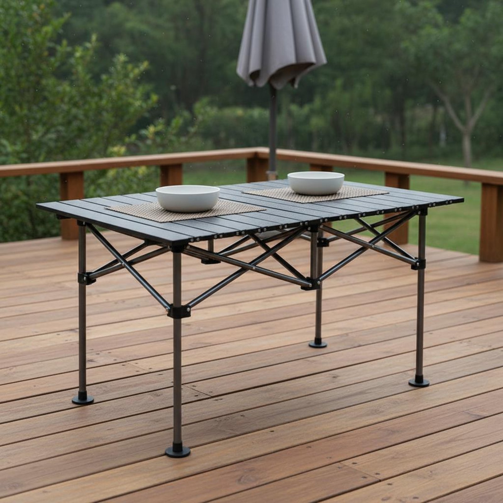 Portable Camping Table and Cha - مراجعة Outdoor Camping Table Foldable وسعره