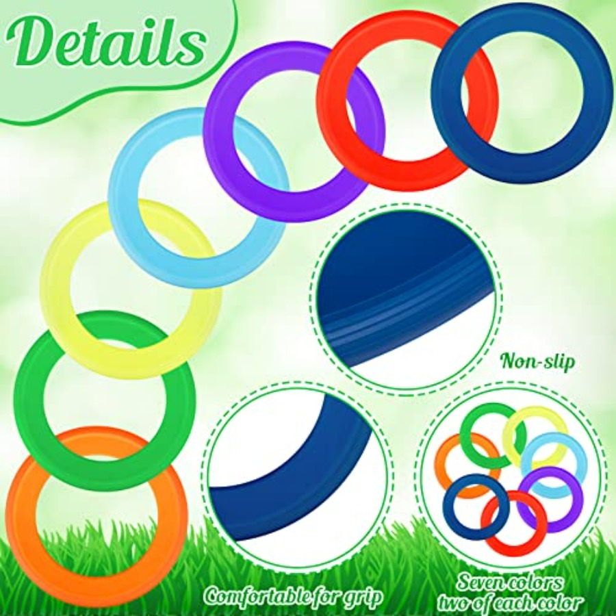 14 Pack Flying Rings Bulk for  - مراجعة Outdoor Camping Toys وسعره