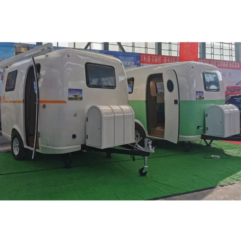 Towing Caravan factory custom  - مراجعة Outdoor Camping Trailer وسعره