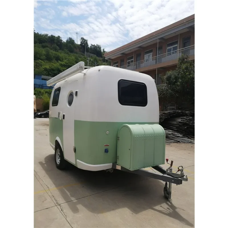 Towing Caravan factory custom  - مراجعة Outdoor Camping Trailer وسعره