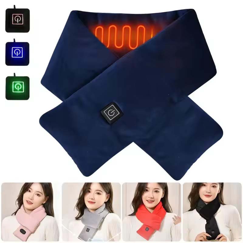 USB Women Men Heating Scarf Te - مراجعة Outdoor Camping In Winter وسعره