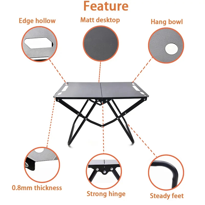 Foldable Portable Camping Tabl - مراجعة Outdoor Camping Table Foldable وسعره