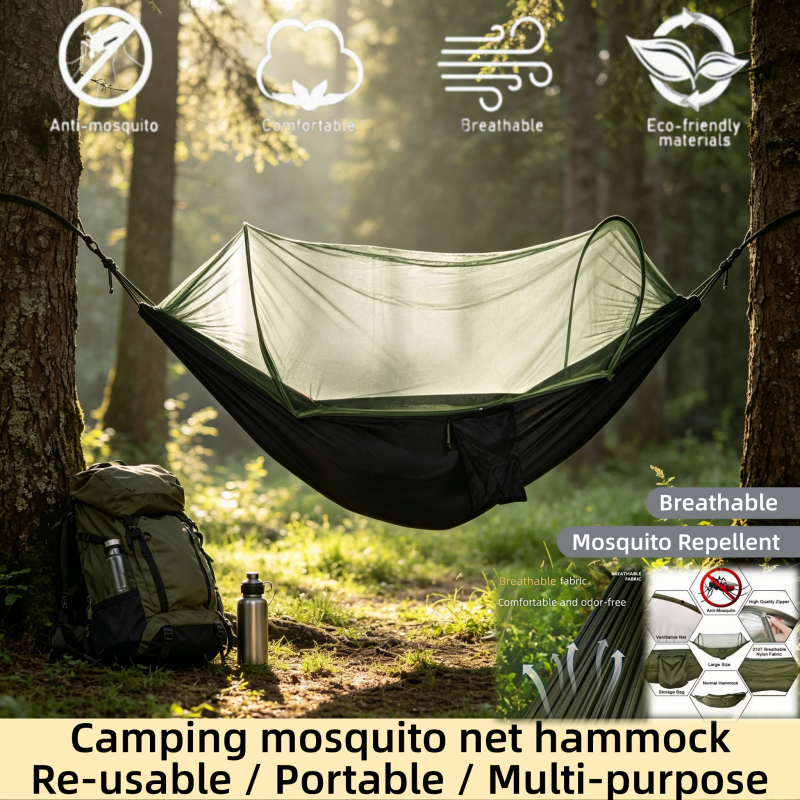 Portable outdoor camping hammo - مراجعة Outdoor Chair Camping وسعره