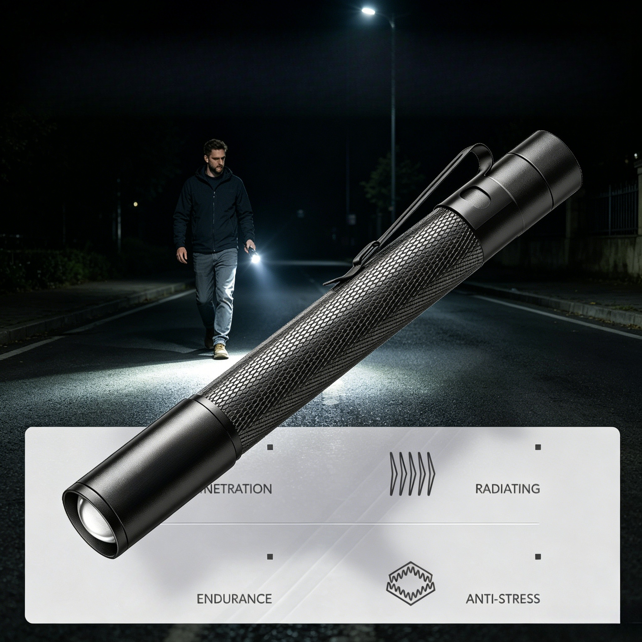 Aluminum Alloy Mini LED Pen Fl - مراجعة Outdoor Camping Items وسعره