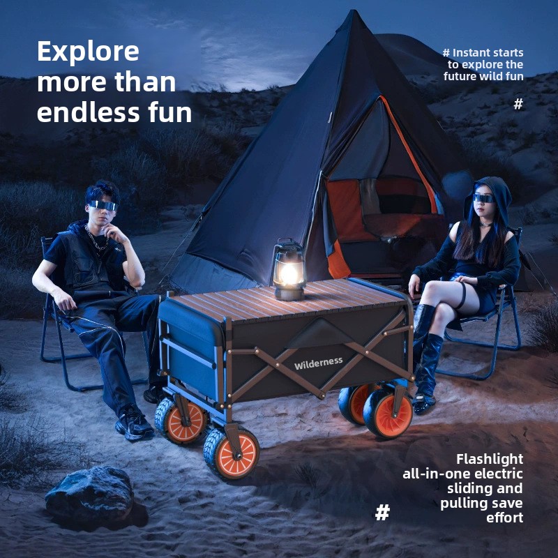 Electric Camper Outdoor Campin - مراجعة Outdoor Camping Trailer وسعره