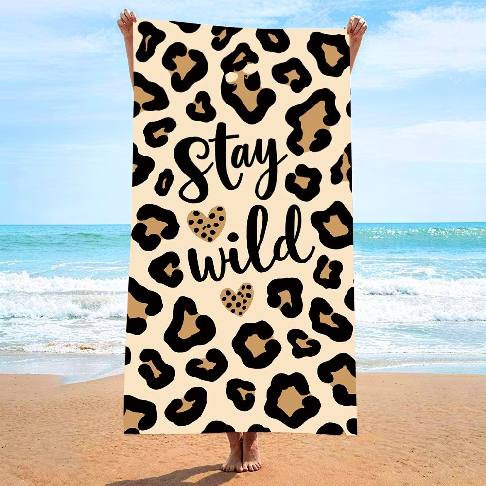 Leopard Print Printing Quick-d - مراجعة Camp Towel Microfiber وسعره