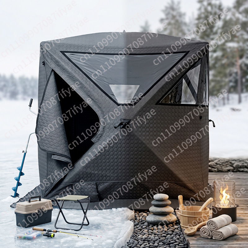 Outdoor sauna ice fishing tent - مراجعة Outdoor Camping In Winter وسعره