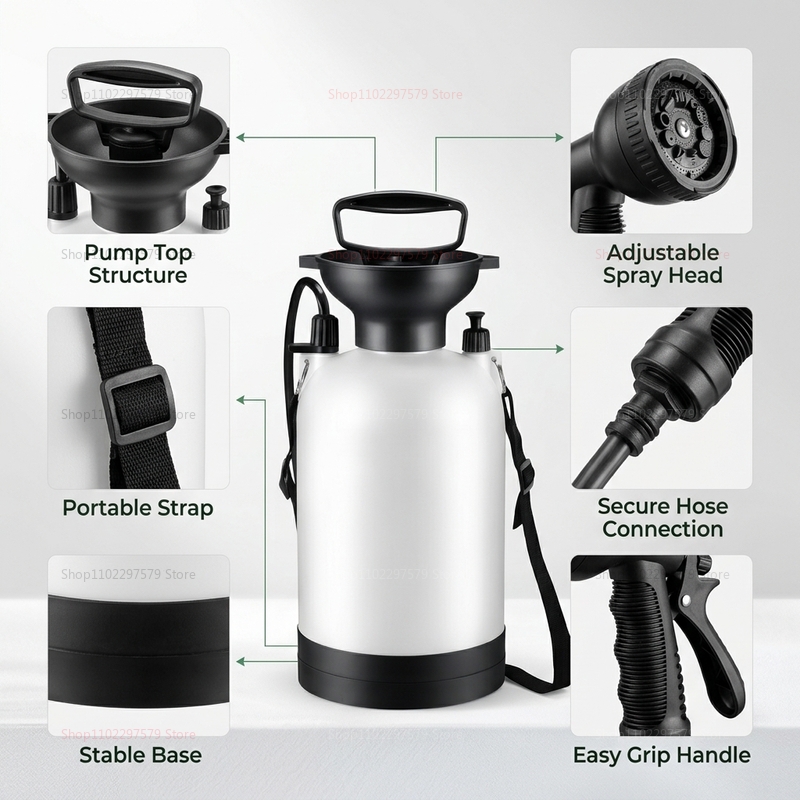 Portable Camping Shower 5L Man - مراجعة Outdoor Camping Bag وسعره