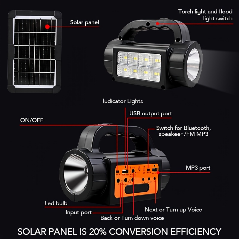 Solar Rechargeable Camping Lig - مراجعة Outdoor Camping Lantern وسعره