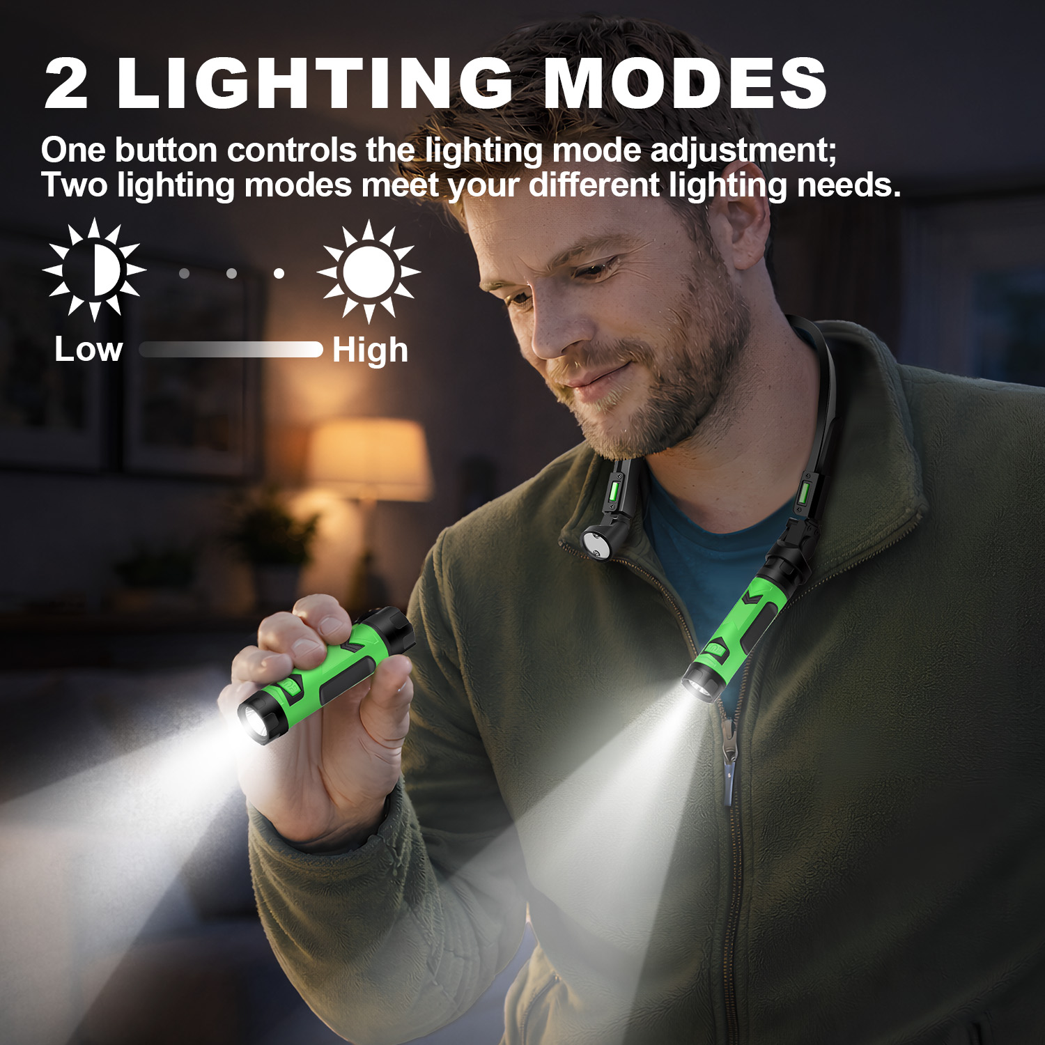 USB Rechargeable LED Neck Ligh - مراجعة Outdoor Camping Essentials وسعره
