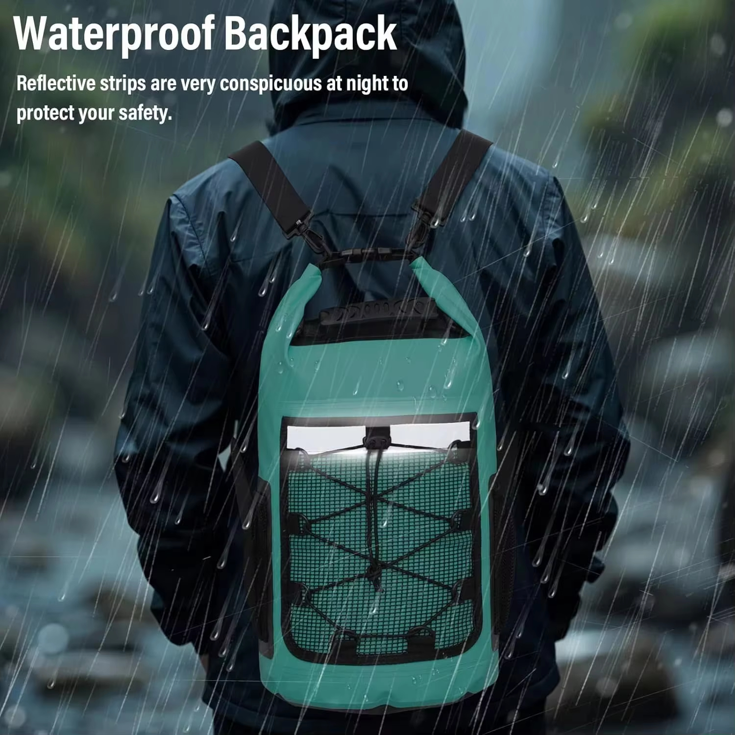 25L PVC Dry Drift Waterproof B - مراجعة Outdoor Camping Bag وسعره