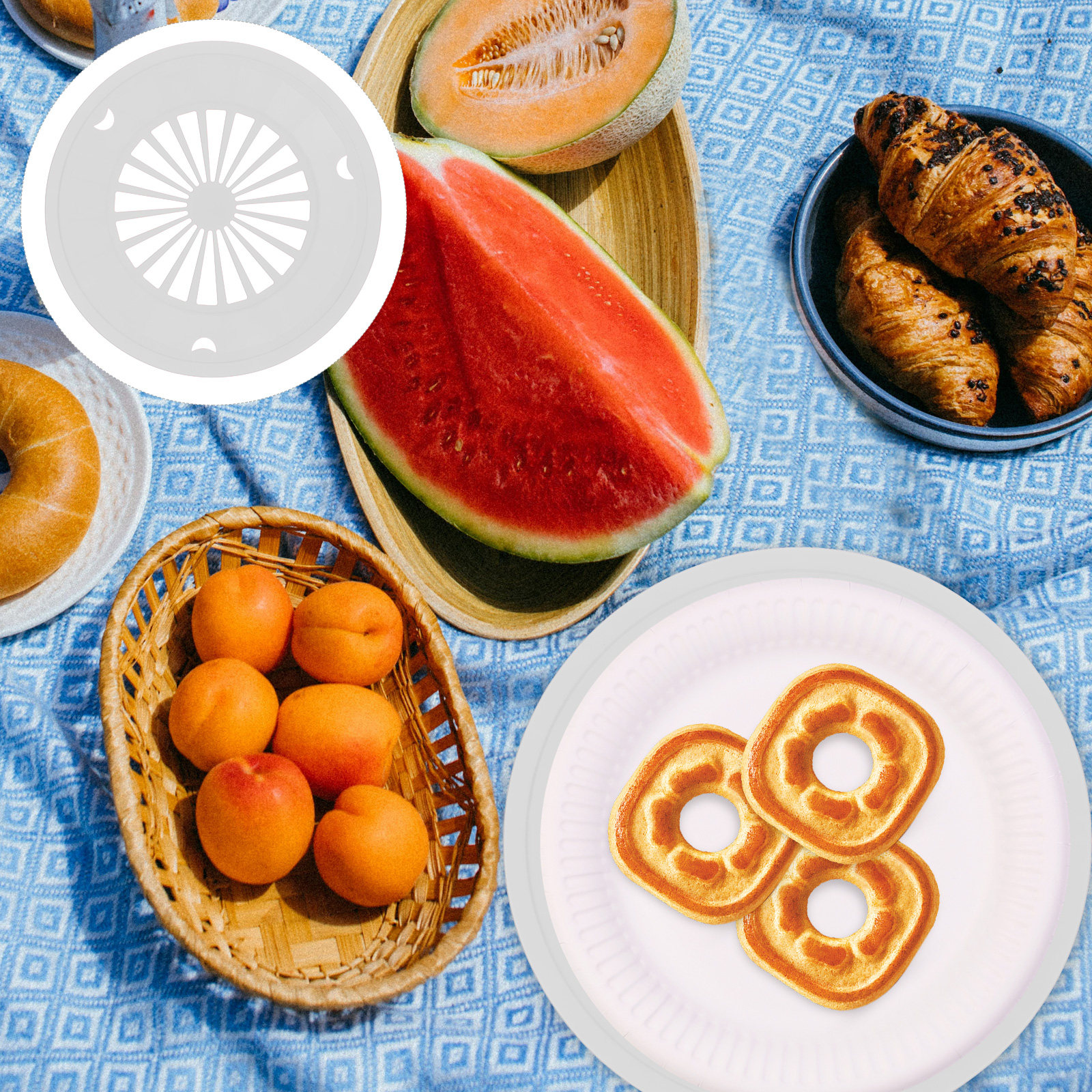 20Pcs Paper Plate Holders Port - مراجعة Outdoor Camping Food وسعره