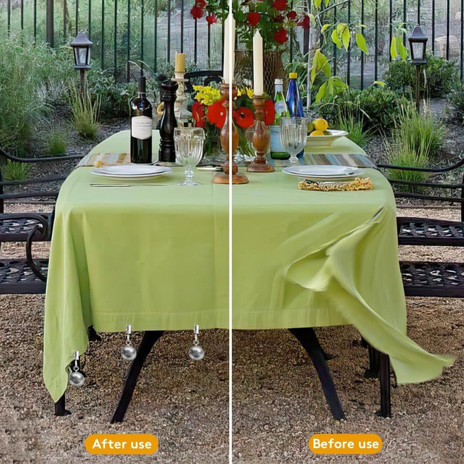 Tablecloth Weights 12 Pieces S - مراجعة Kitchen Outdoor Camping وسعره