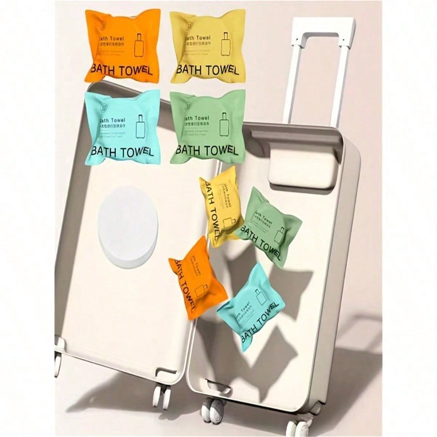 2/4pcs Compressed Travel Towel - مراجعة Camp Towel Microfiber وسعره