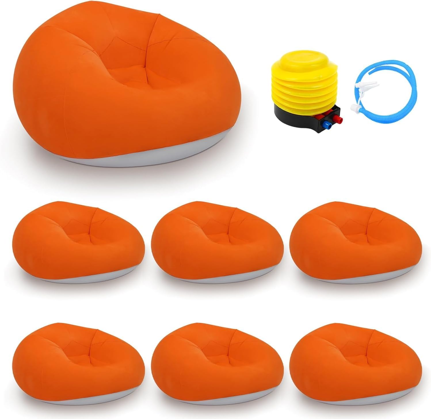 6 Pcs Bean Bag Chairs | Inflat - مراجعة Outdoor Chair Camping وسعره