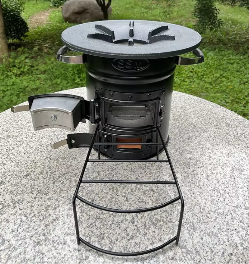 【Popular】Two Doors Firewood Bu - مراجعة Outdoor Camping Bbq وسعره