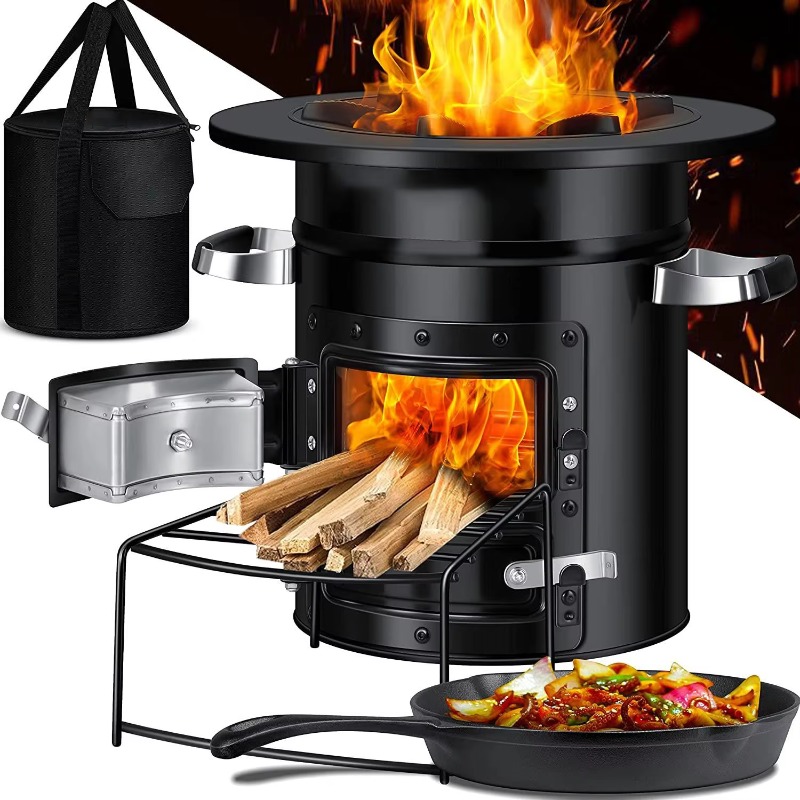 【Popular】Two Doors Firewood Bu - مراجعة Outdoor Camping Bbq وسعره