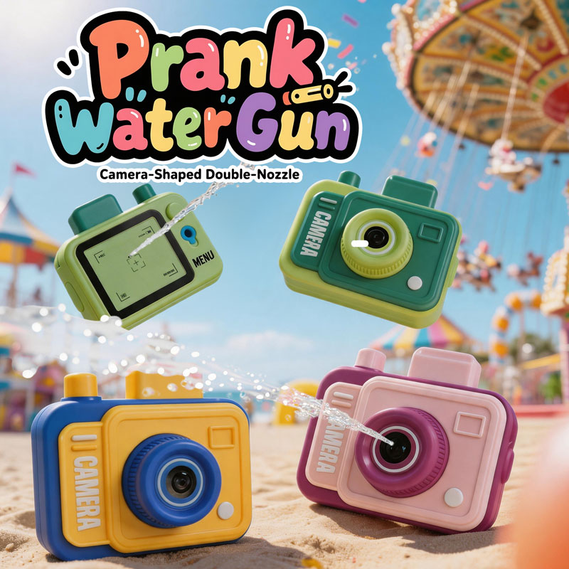 Double-sided Water Gun Camera  - مراجعة Outdoor Camping Games For Kids وسعره