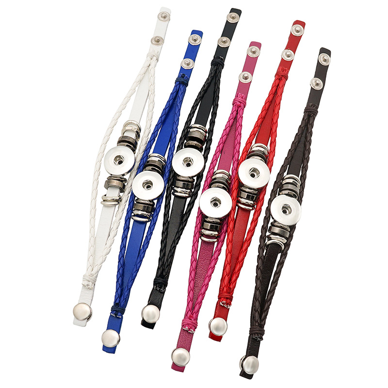 10pcs mixed Rope Leather silic - مراجعة Paracord Bracelet وسعره