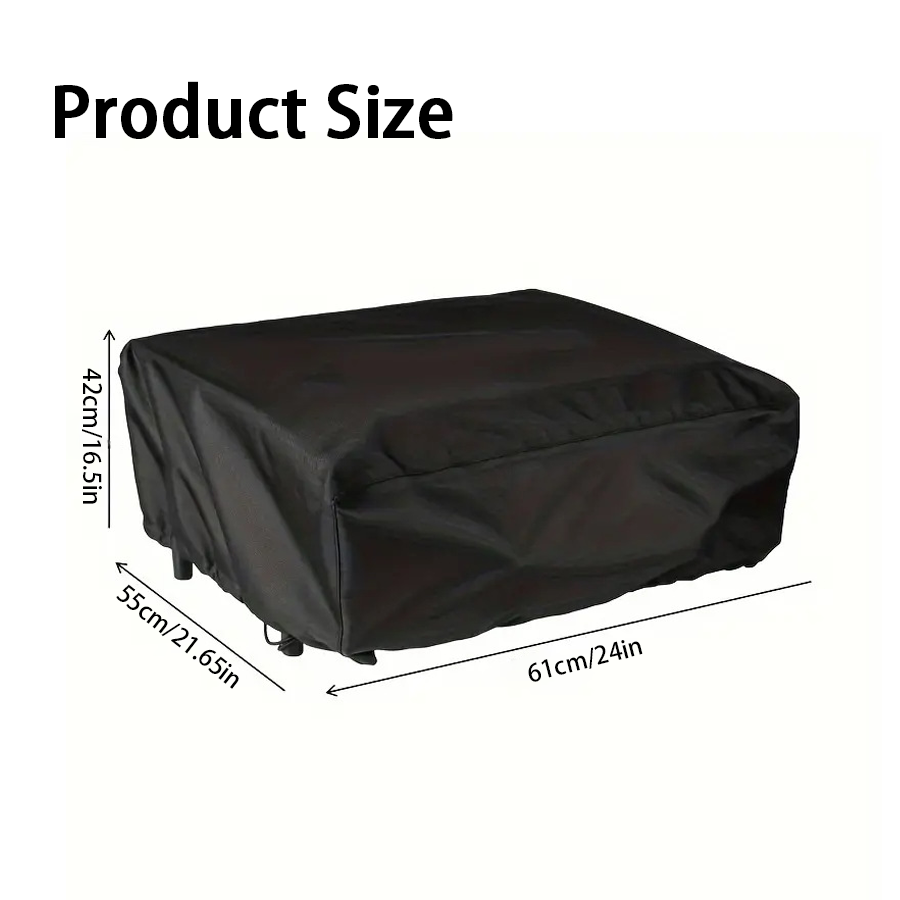 1pc Black Oven Protective Cove - مراجعة Outdoor Camping Bbq وسعره