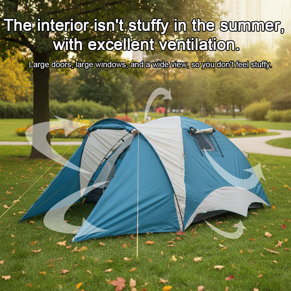 EMER 4-6 People Dome Family Te - مراجعة Outdoor Camping On Youtube وسعره