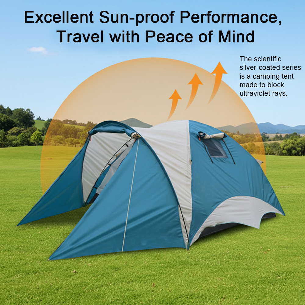 EMER 4-6 People Dome Family Te - مراجعة Outdoor Camping On Youtube وسعره