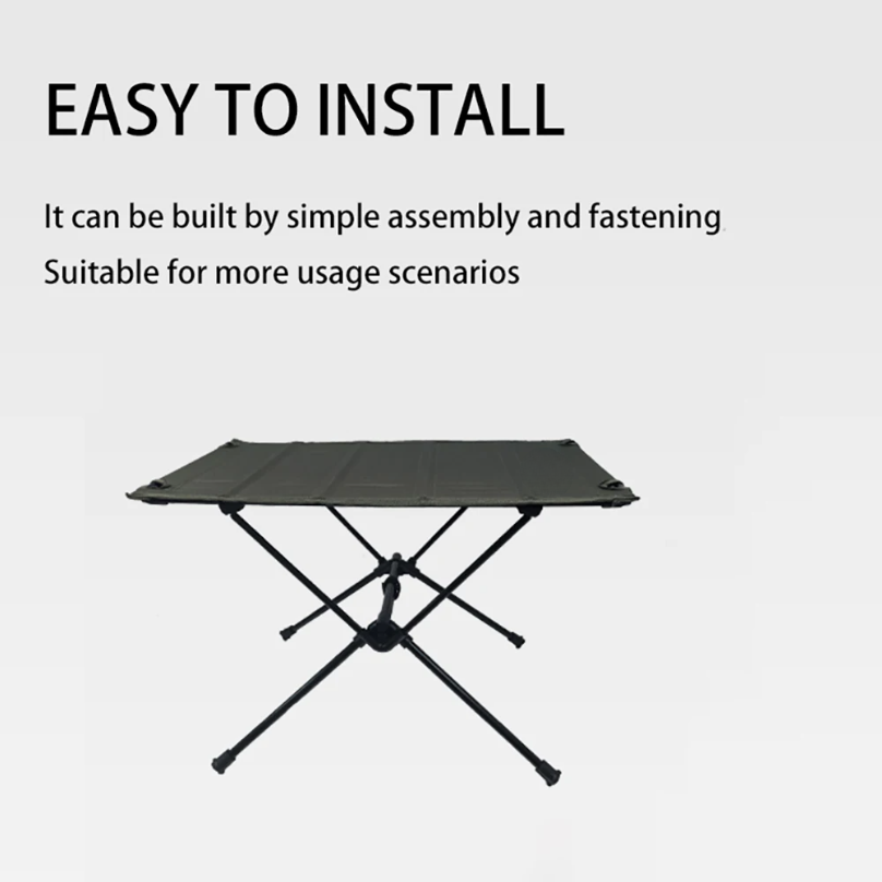 Camping Oxford Fabric Table Fo - مراجعة Outdoor Camping Table Foldable وسعره