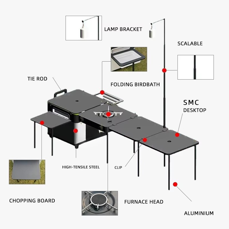 High Quality Outdoor Portable  - مراجعة Outdoor Camping Table Foldable وسعره