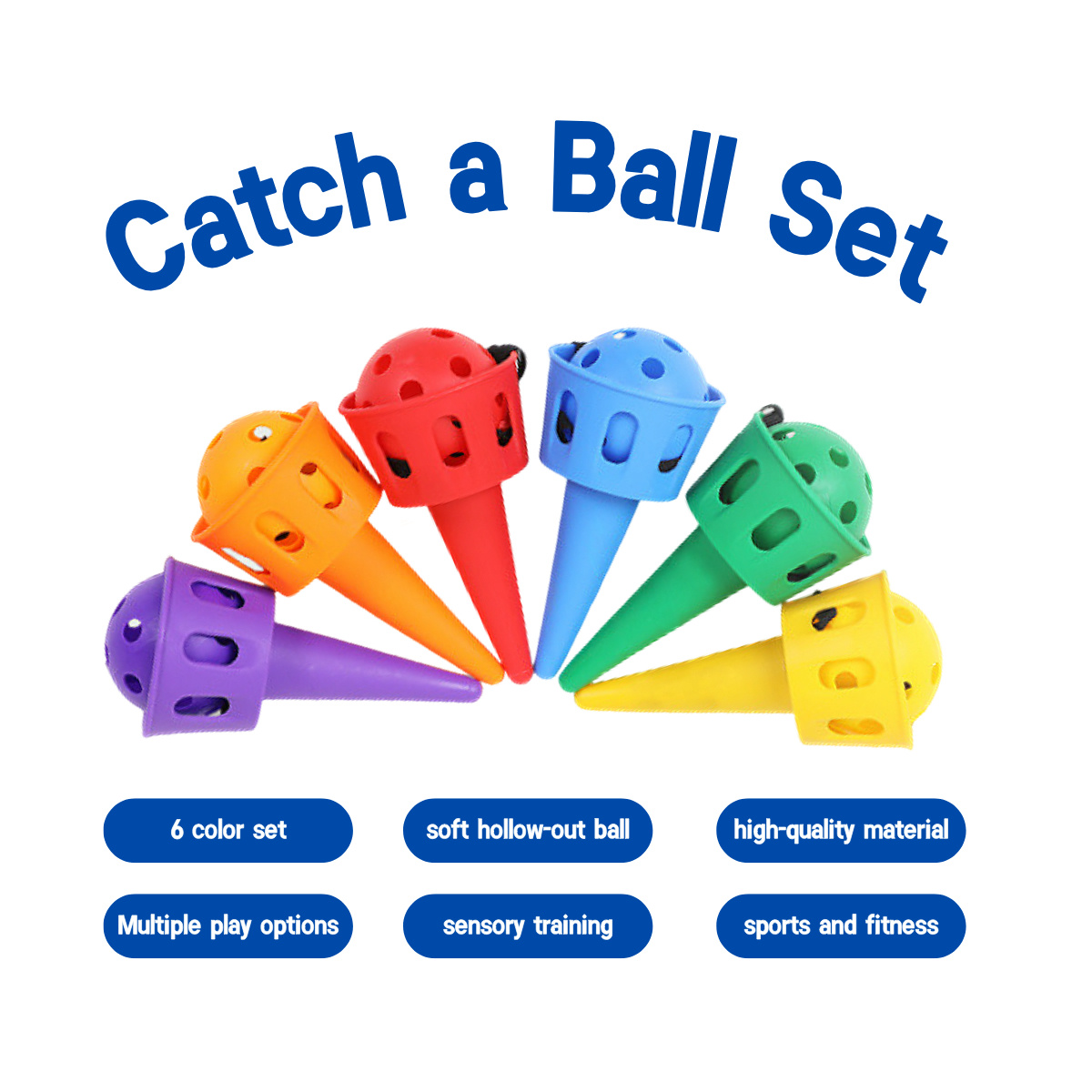 6pcs Catch a Ball Set,Champion - مراجعة Outdoor Camping Activities For Adults وسعره