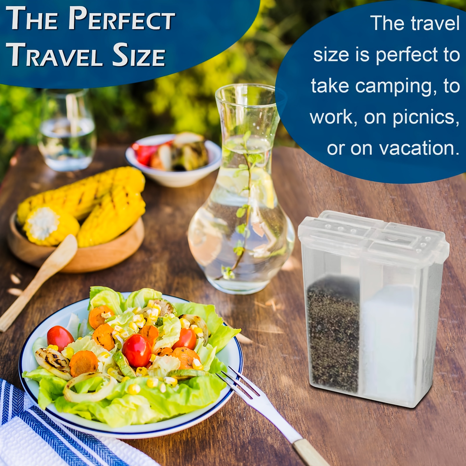 Mini Seasoning Bottles with Tw - مراجعة Outdoor Camping Set وسعره