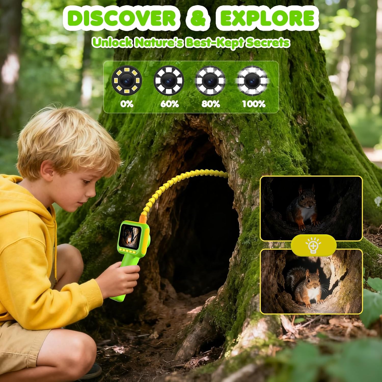 Endoscope for Kids, Borescope  - مراجعة Outdoor Camping Toys وسعره