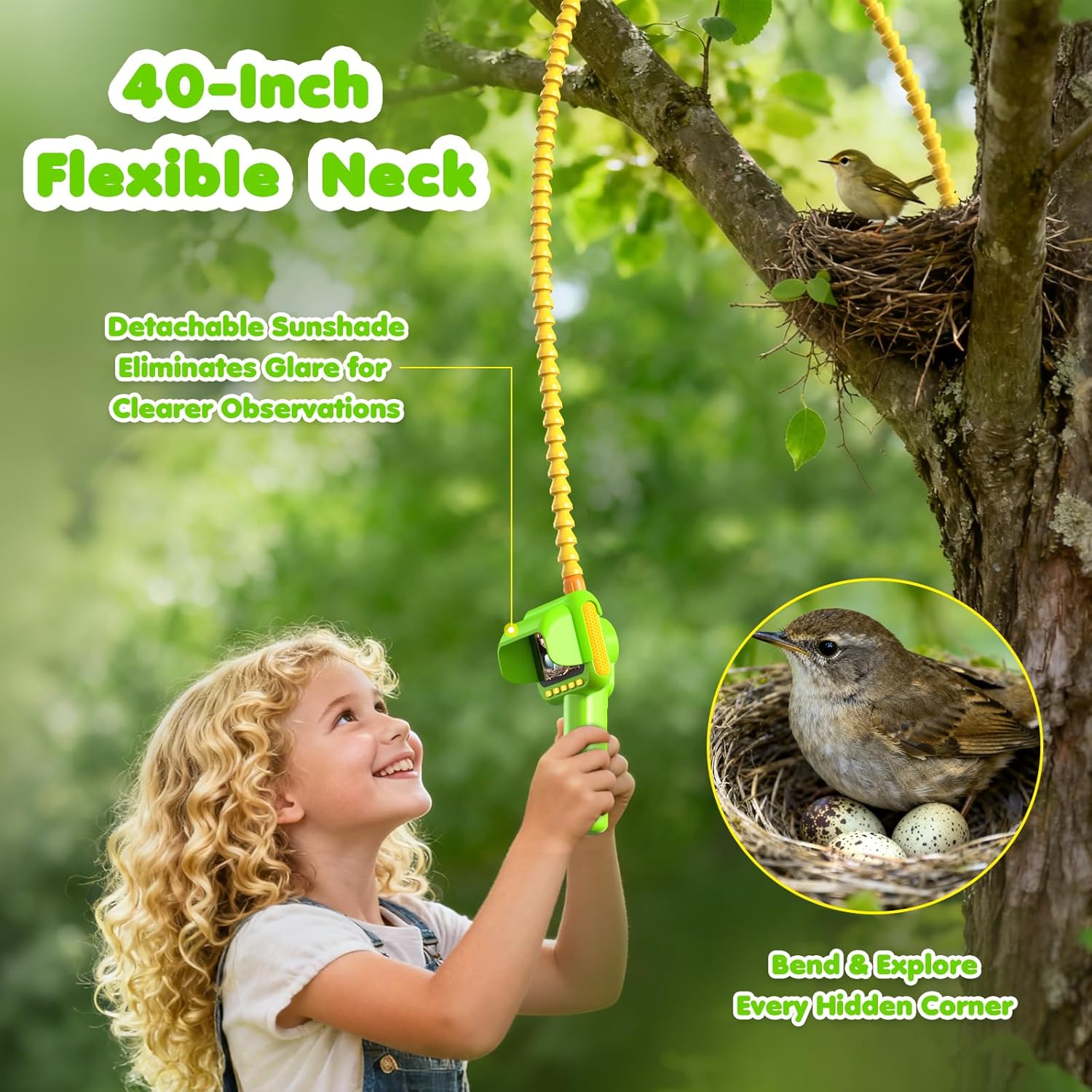 Endoscope for Kids, Borescope  - مراجعة Outdoor Camping Toys وسعره