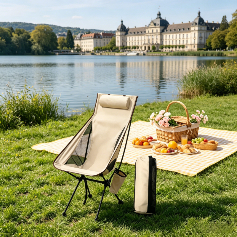 Portable foldable camping chai - مراجعة Outdoor Chair Camping وسعره