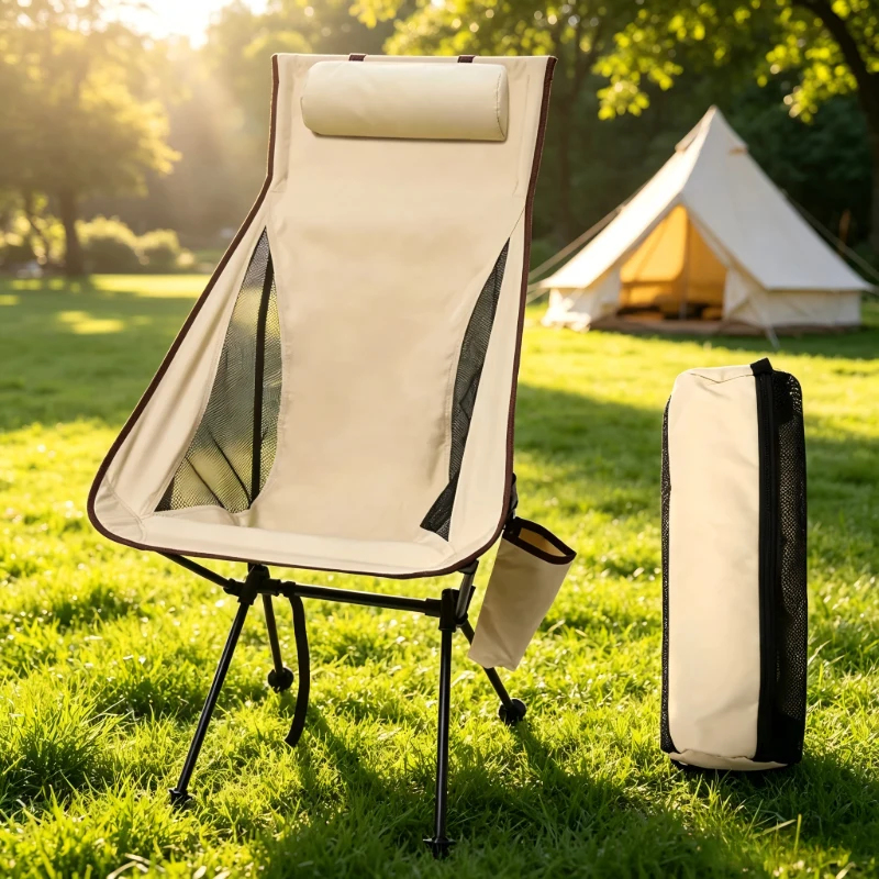 Portable foldable camping chai - مراجعة Outdoor Chair Camping وسعره