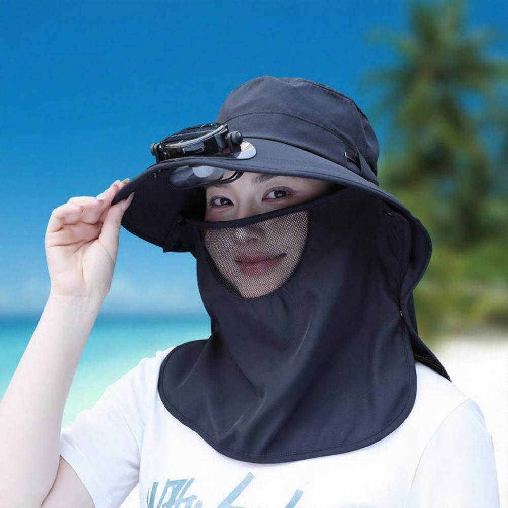 Solar Fan Hat Active Sun Hat L - مراجعة Outdoor Camping Activities For Adults وسعره