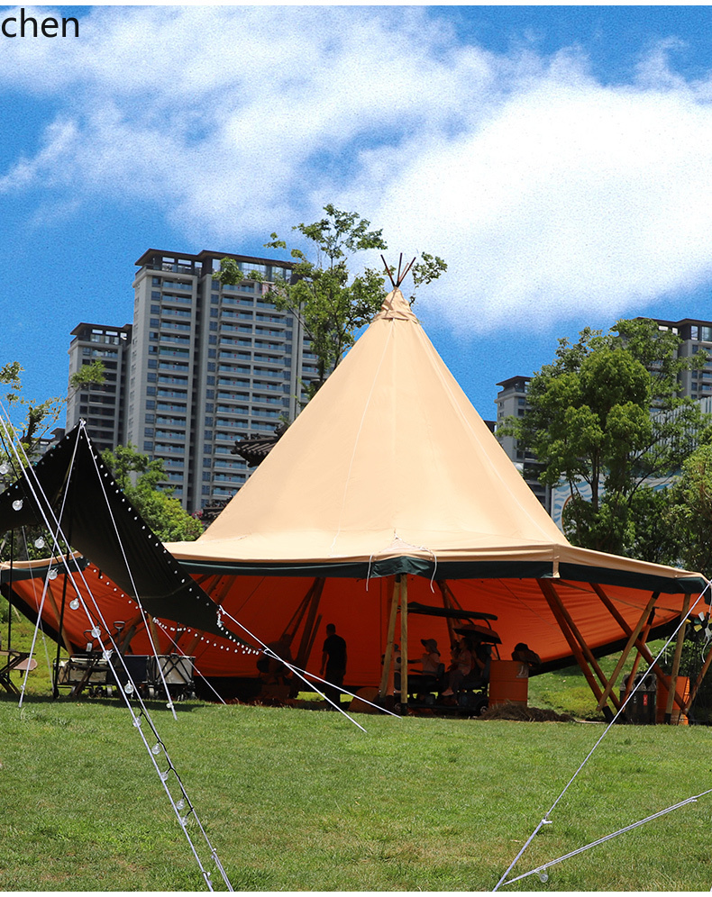 CP outdoor pyramid tent wild l - مراجعة Outdoor Camping Exhibition وسعره
