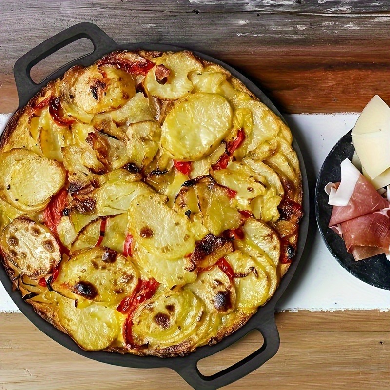 1pcs Cast Iron Outdoor Grill P - مراجعة Outdoor Camping Food وسعره