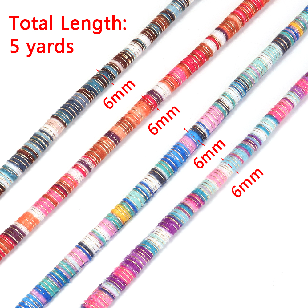 5yards/lot 6mm Round Cotton Co - مراجعة Paracord Bracelet وسعره