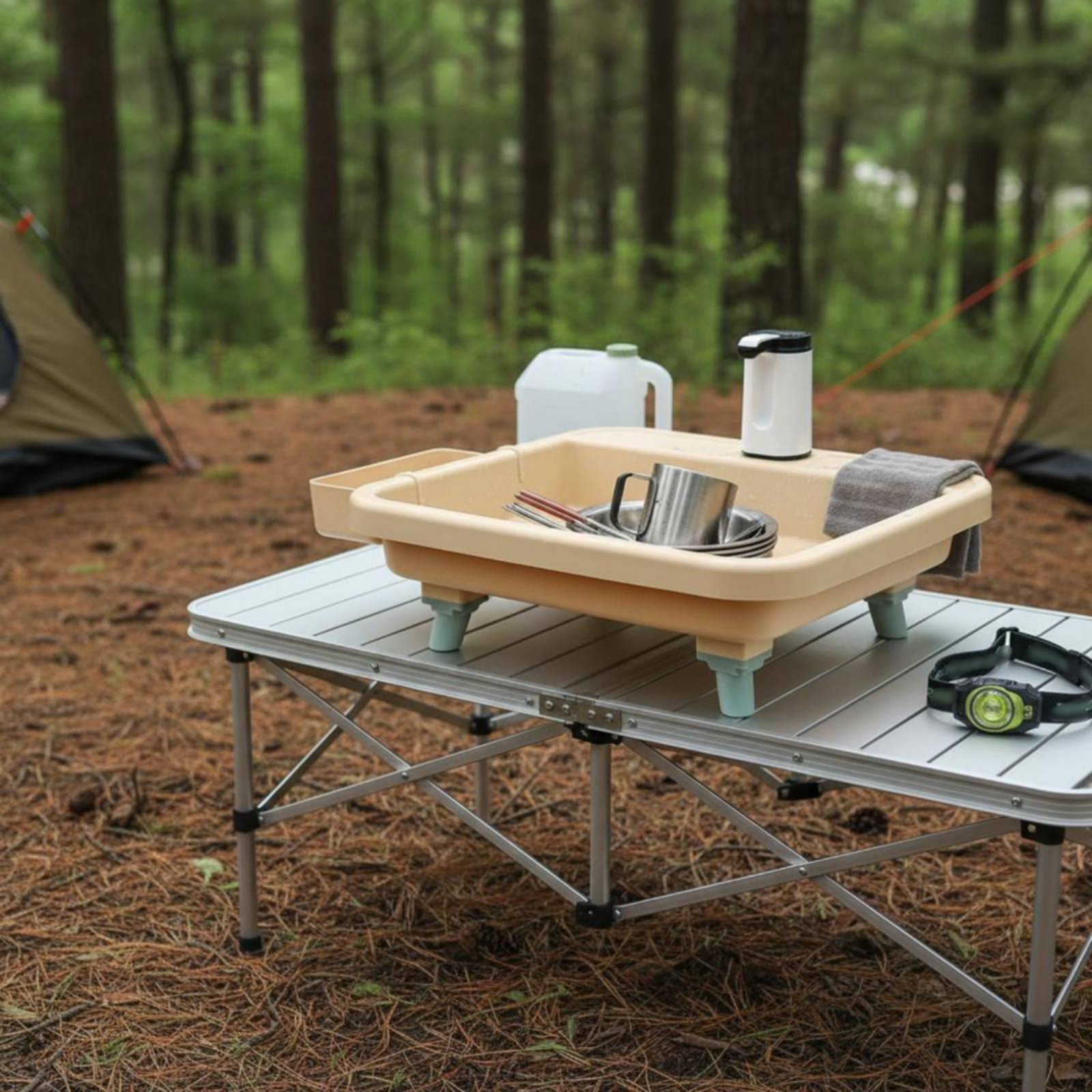 Portable Hand Washing Station  - مراجعة Outdoor Camp وسعره