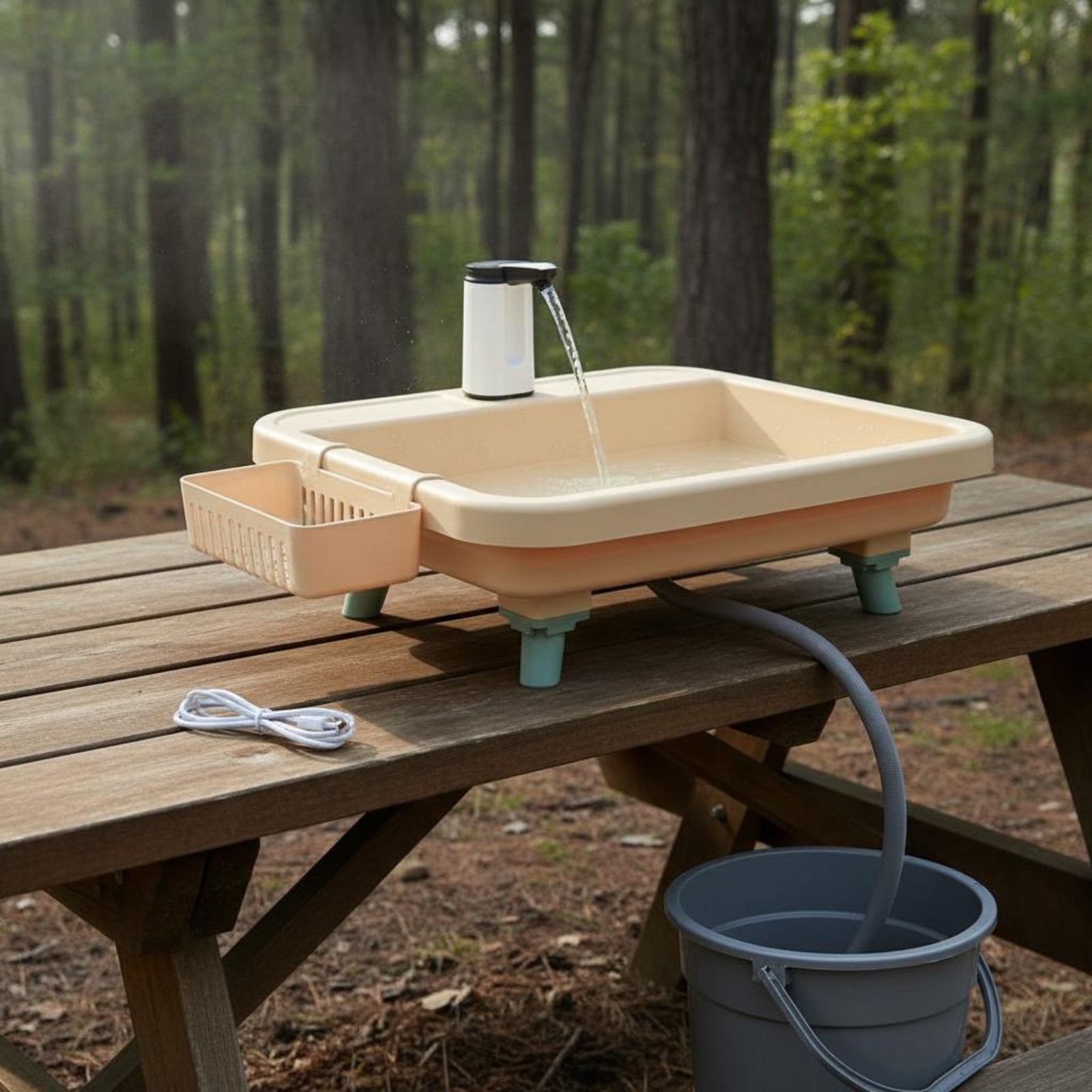 Portable Hand Washing Station  - مراجعة Outdoor Camp وسعره